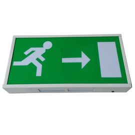 Rechargeable Led Exit Signs / IP20 Running Man Escape Sign CE Certified
