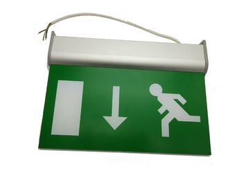 Energy Saving Wall Mounted LED Aluminum Exit Sign With Acrylic Plate