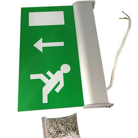 220V Maintained Aluminum Exit Sign LED Emergency Lighting Fire Exit Signs