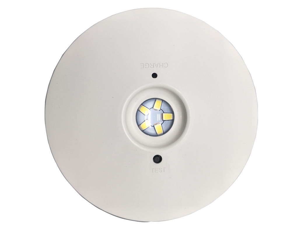 IP20 SMD LED 원형 재충전 가능한 비상 조명 배터리 백업 3 시간 운영 L114N