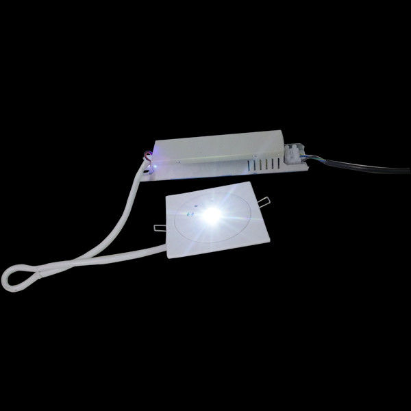 110V 220V IP20 실내 천장에 장착 된 비상 조명 3W SMD 흰색 LED