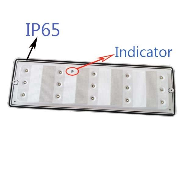 벽 표면 설치 방수 비상 구간 조명 LED 습기 위치 야외 IP65 L102M