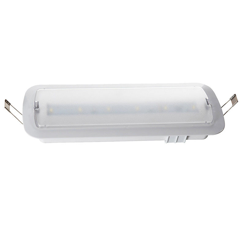 300lm 상업용 천장 매립형 LED 비상등 (배터리 백업 포함) IP20 220V 10개 SMD 5730 L116N-B1