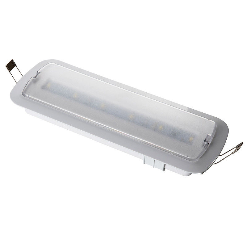 300lm 상업용 천장 매립형 LED 비상등 (배터리 백업 포함) IP20 220V 10개 SMD 5730 L116N-B1