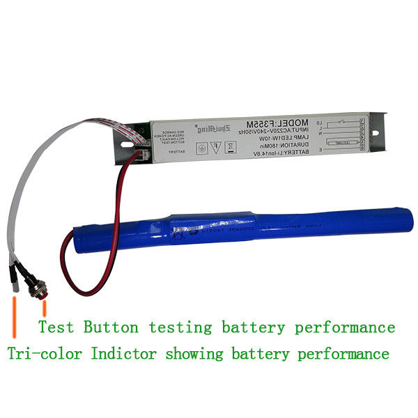 리온 이온 배터리 가동 LED 비상 전원 공급 1-10W LED 조명 가벼운 무게 F355M