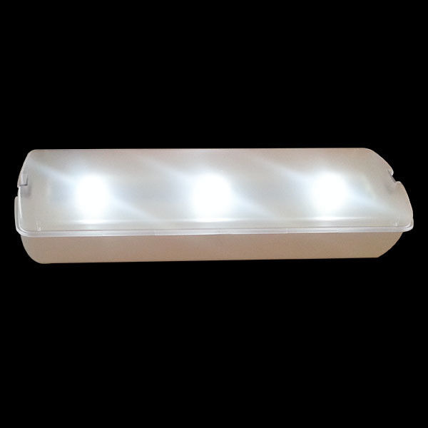 AC 전력 LED 재충전 가능한 벽에 꽂힌 비상 조명 배터리 백업 불 retardant ABS 케이스 L116M-C