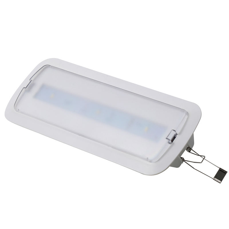 3개입 SMD 5730 LED 매입형 비상등 (Ni-Cd 배터리 3.6V 0.6Ah 포함, 3시간 이상 지속 가능