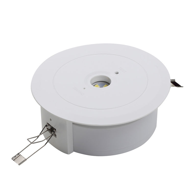 높은 CRI LED 틈이 천장 비상 조명 배터리 백업 120도 빔 각 IP20 L114MN-B
