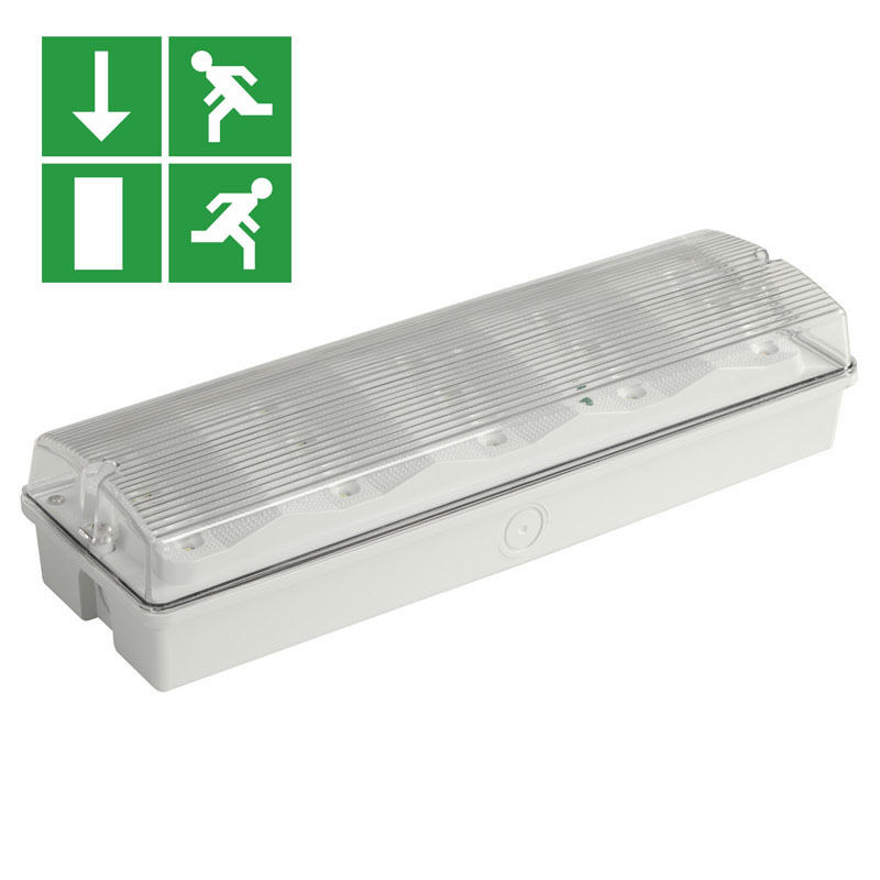 IP65 방수 LED 비상등 3W Ni-Cd 배터리 백업 15개 2835 SMD 6500K