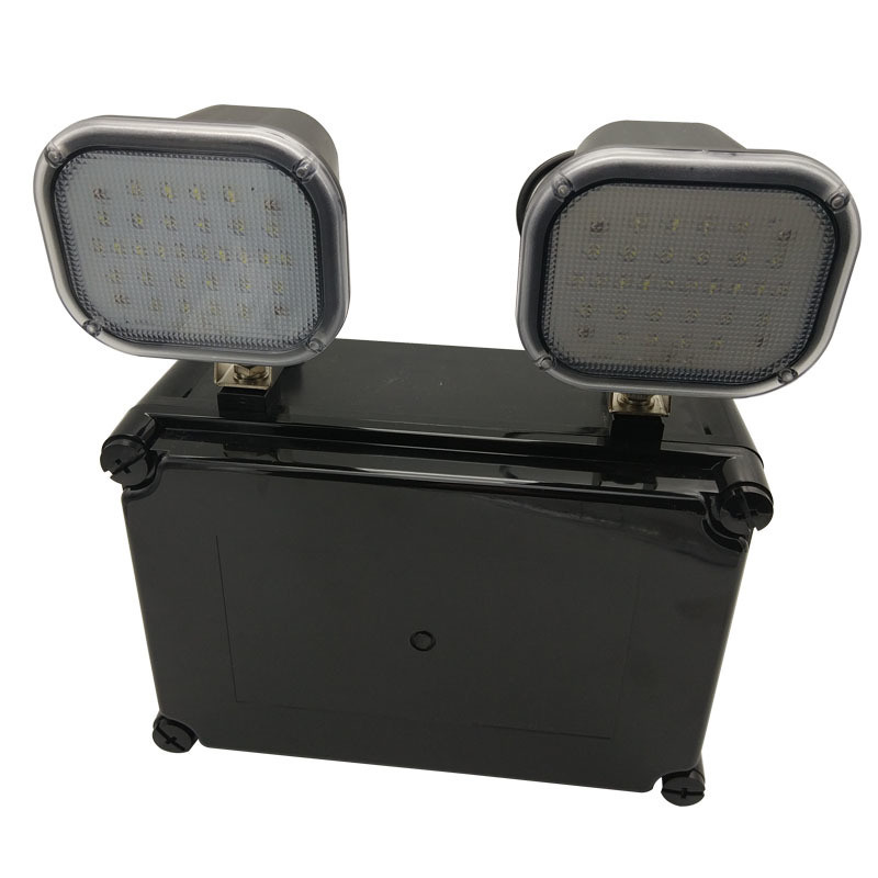 220V 입력 2x6W 트윈 스팟 LED 비상 조명 3 년 보증 50000 시간 수명