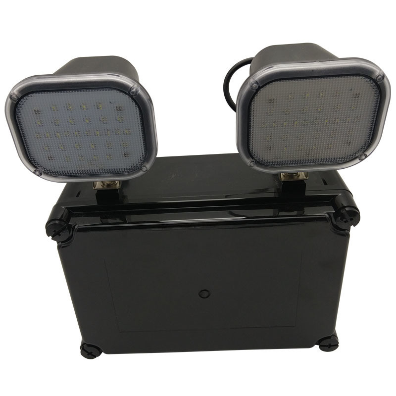220V 입력 2x6W 트윈 스팟 LED 비상 조명 3 년 보증 50000 시간 수명