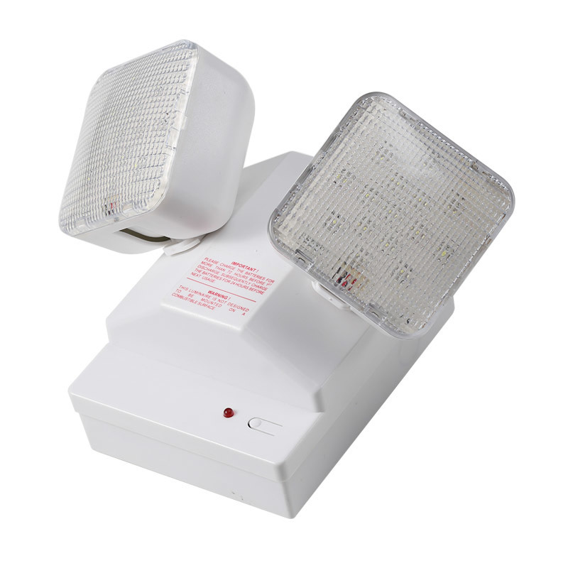 6W 트윈 스팟 LED 비상 조명 6500K 3.6V 3.0Ah Ni-Cd 배터리 PC 케이스 IP20