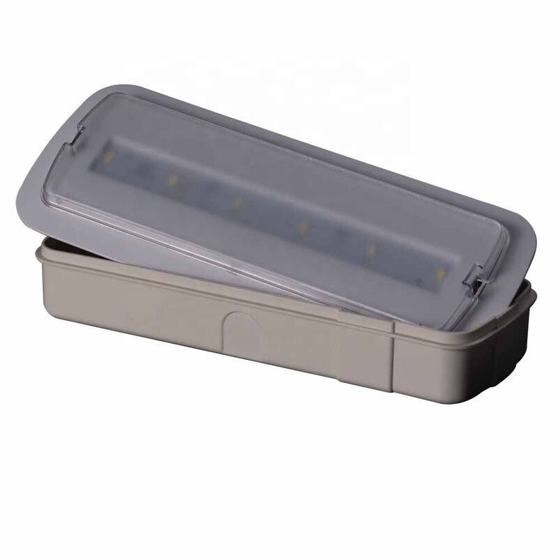 3W 벽에 장착 된 및 천장에 꽂힌 LED 재충전 가능한 비상 조명 3 년 보증 및 180 분 백업