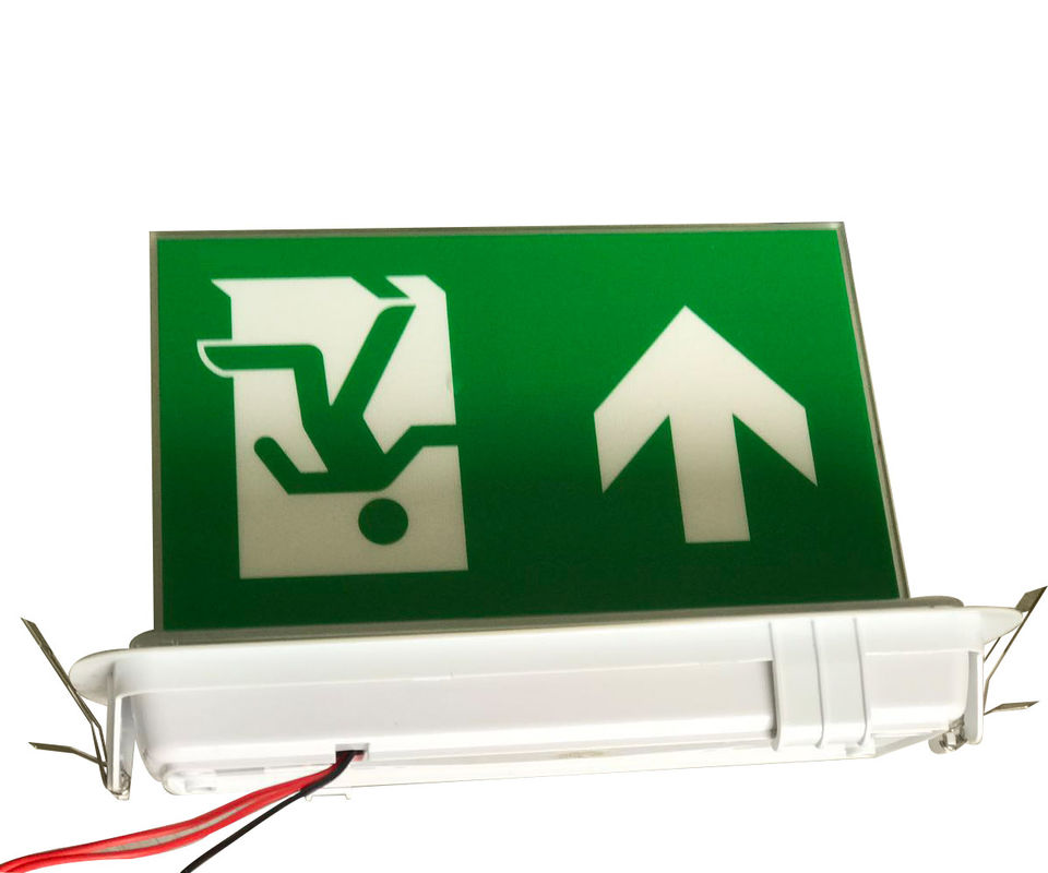 작은 크기의 천장 2면 LED 비상 출구 표지판 L116N-E