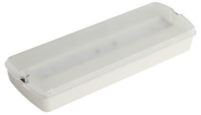 220V 충전식 LED 비상등 (배터리 백업 포함, CE 인증, 벽면 표면 장착) L116N-A1