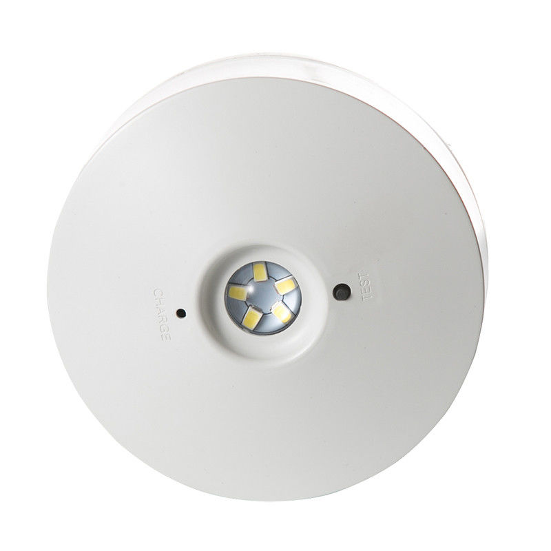 실내 테스트 버튼 LED 충전식 비상등 (배터리 백업, 220V, 5개 SMD L114N)