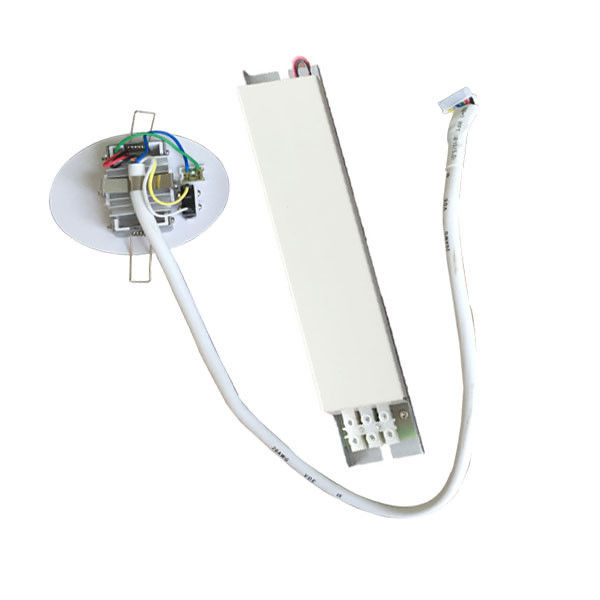 건물용 배터리 백업이 있는 220V IP20 백색 1W SMD LED 매입형 비상등